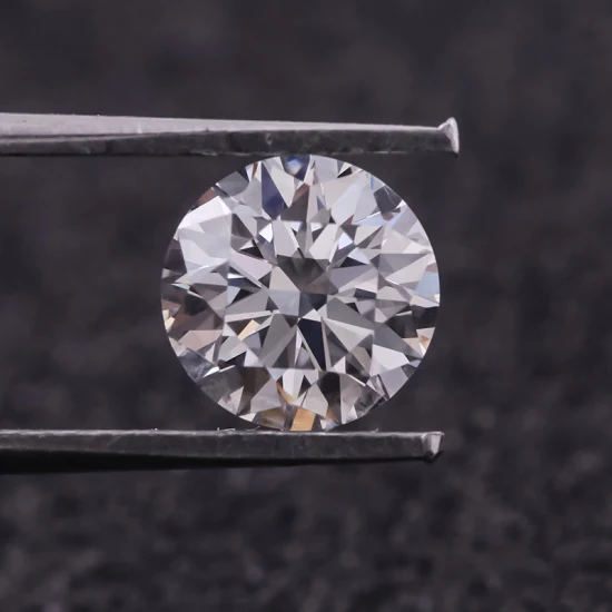 Pietra Vvs1 di diamante sintetico Moissanite a taglio brillante Defgh da 6,5 ​​mm in vendita