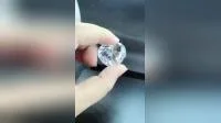 Prezzo di fabbrica Pietra Moissanite bianca a forma di cuore Def Color per diamante