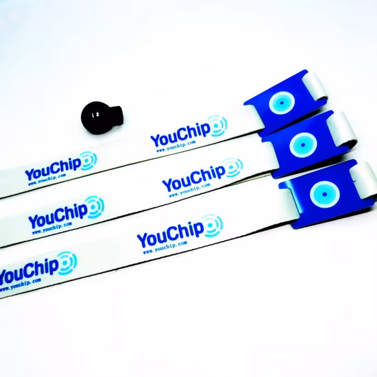 Evento Music Festival Bracciale con cinturino in tessuto passivo RFID NFC da 13,56 MHz
